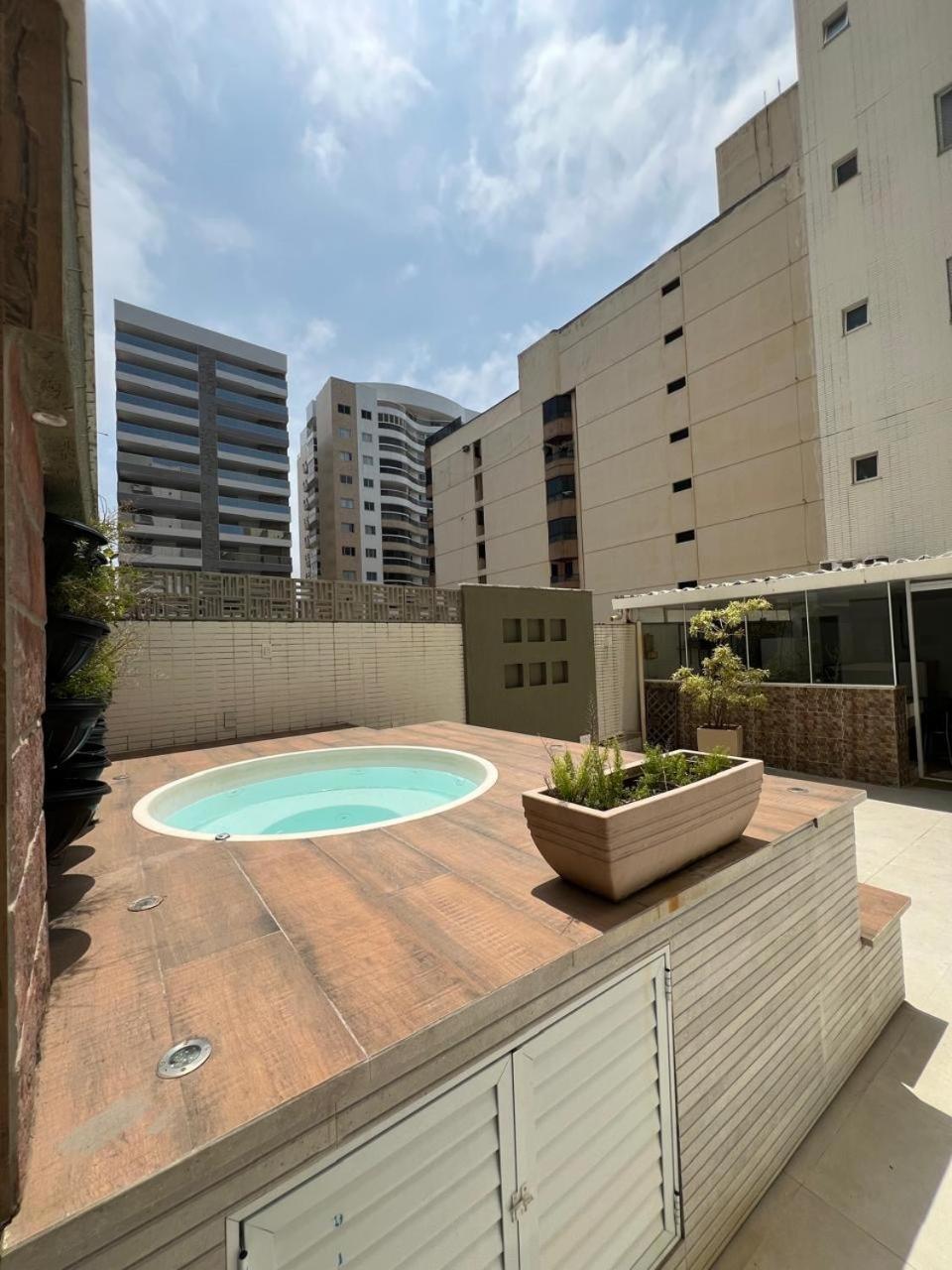 Apt 3Q Luxo Com Ar E Jacuzzi Na Beira Mar Guarapari Extérieur photo